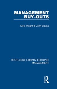 bokomslag Management Buy-Outs