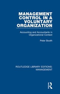 bokomslag Management Control in a Voluntary Organization