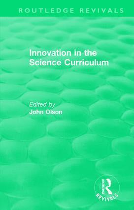 bokomslag Innovation in the Science Curriculum