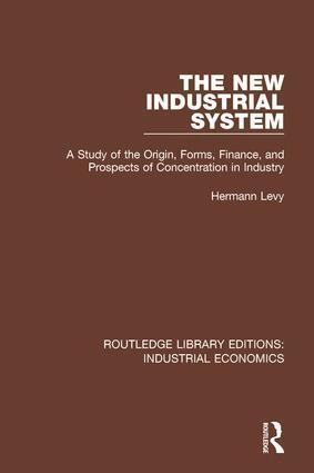 Hermann Levy - New Industrial System, Inbunden
