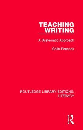 Colin Peacock - Teaching Writing, Inbunden