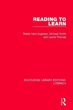 Sheila Harri-Augstein, Michael Smith, Laurie Thomas - Reading to Learn, Häftad
