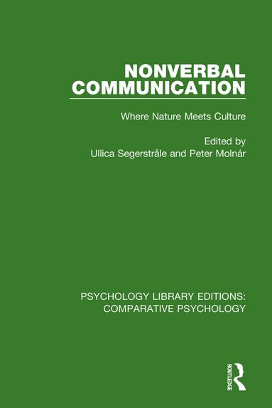 Ullica Segerstrale, Peter Molnar - Nonverbal Communication, Häftad