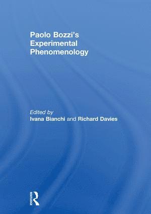 bokomslag Paolo Bozzi's Experimental Phenomenology