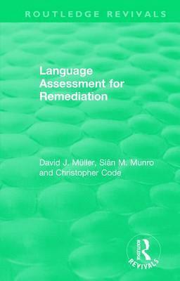 bokomslag Language Assessment for Remediation (1981)