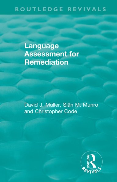 bokomslag Language Assessment for Remediation (1981)