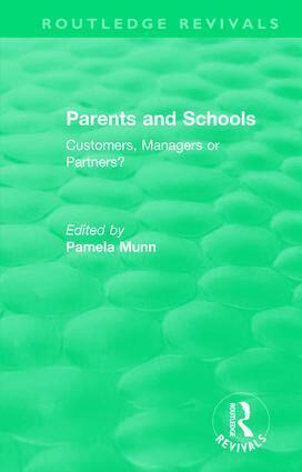 Pamela Munn - Parents and Schools (1993), Inbunden
