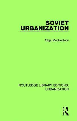 bokomslag Soviet Urbanization