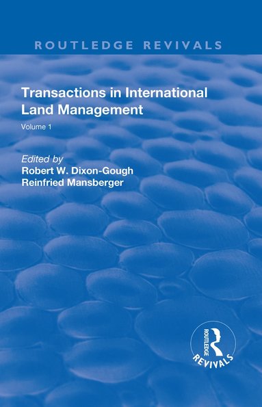 bokomslag Transactions in International Land Management