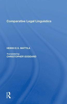 bokomslag Comparative Legal Linguistics