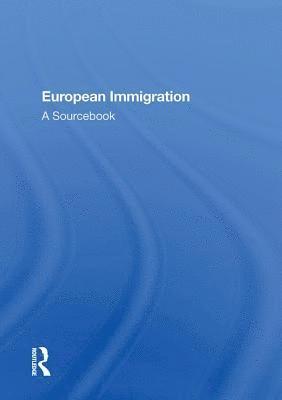 bokomslag European Immigration