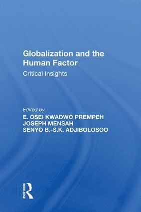 bokomslag Globalization and the Human Factor