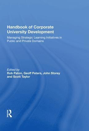 bokomslag Handbook of Corporate University Development