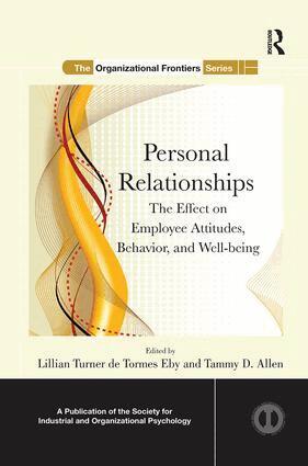 Lillian Turner de Tormes Eby, Tammy D. Allen - Personal Relationships, Häftad