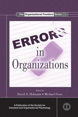 Errors in Organizations 1