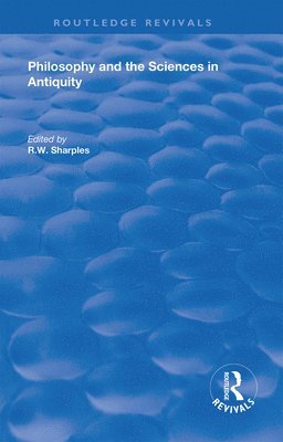 Philosophy and the Sciences in Antiquity 1