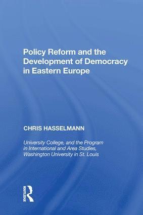 bokomslag Policy Reform and the Development of Democracy in Eastern Europe