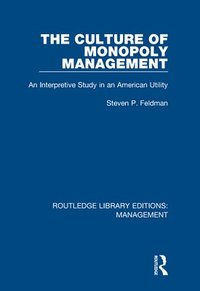 bokomslag The Culture of Monopoly Management