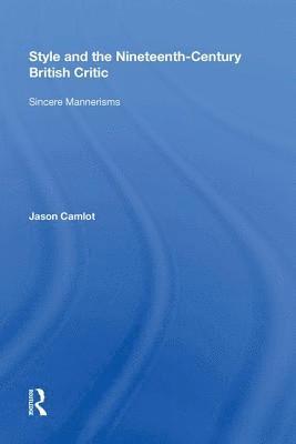 Style and the Nineteenth-Century British Critic