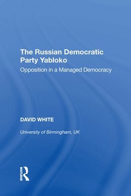 The Russian Democratic Party Yabloko 1