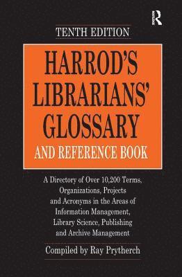 Harrod's Librarians' Glossary and Reference Book 1