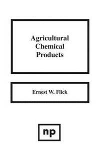bokomslag Agricultural Chemical Products