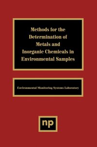 bokomslag Methods for the Determination of Metals in Environmental Samples