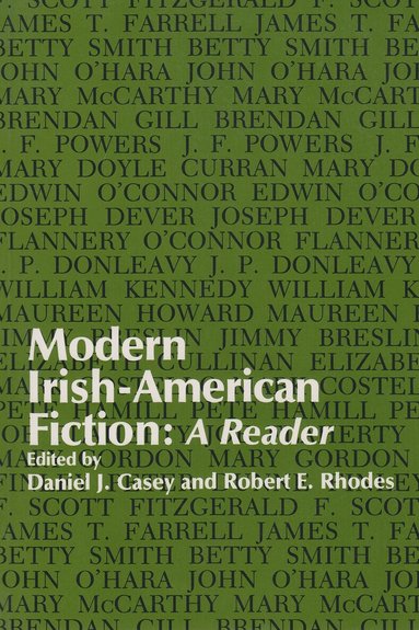 Daniel J. Casey, Robert E. Rhodes - Modern Irish-American Fiction, Häftad