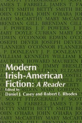 Modern Irish-American Fiction 1