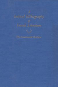 bokomslag Critical Bibliography of French Literature