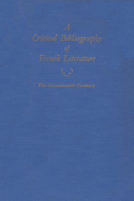 Critical Bibliography of French Literature 1