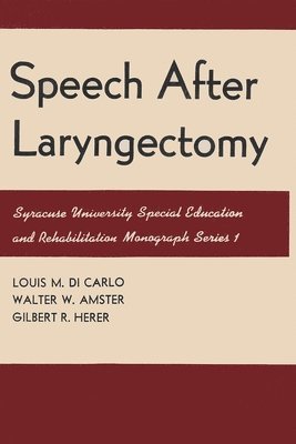 Speech after Laryngectomy 1