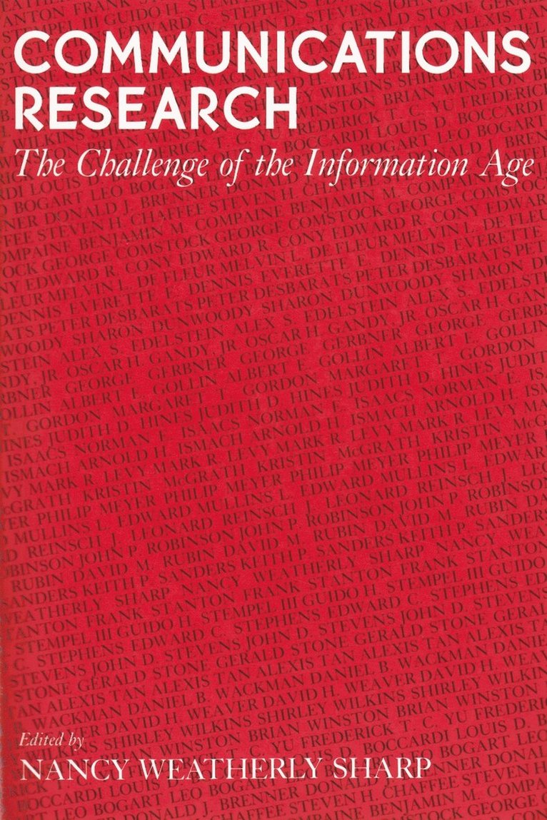 Nancy Weatherly Sharp - Communications Research, Inbunden