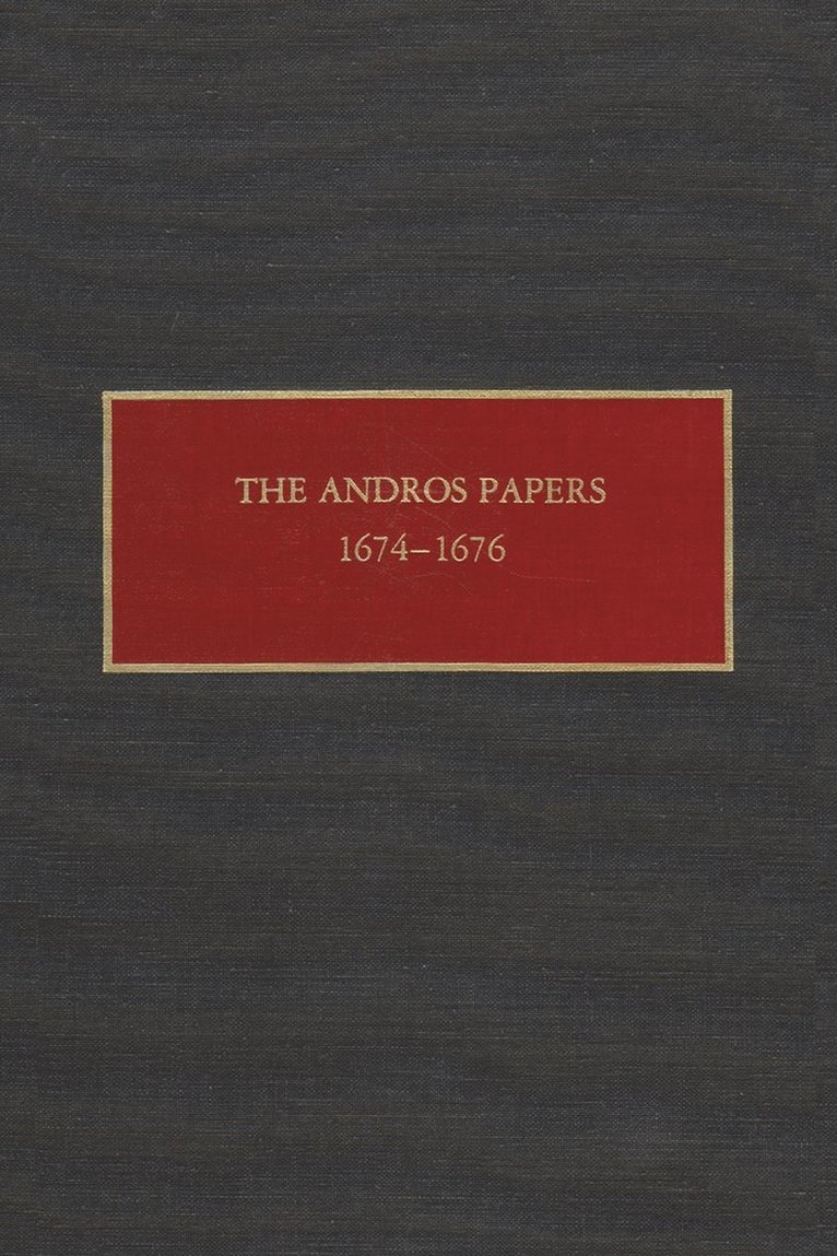 Andros Papers, 1674-1676