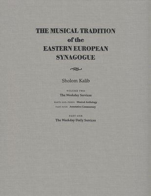 Musical Tradition of the Eastern European Synagogue 1