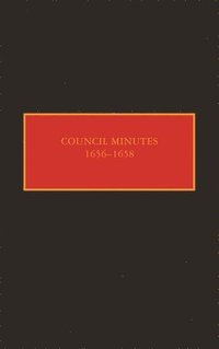 bokomslag Council Minutes, 16561658