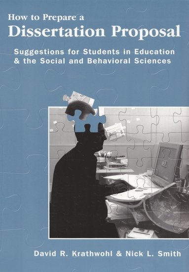 bokomslag How to Prepare a Dissertation Proposal