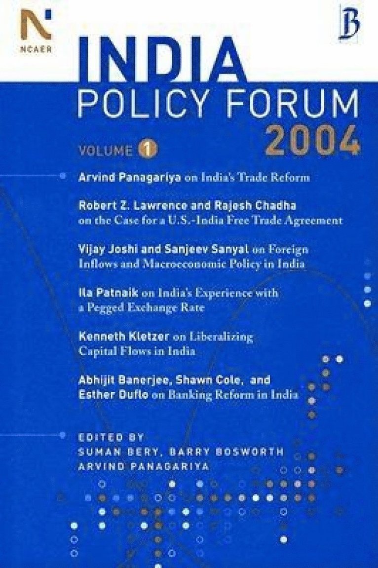 The India Policy Forum 2004 1