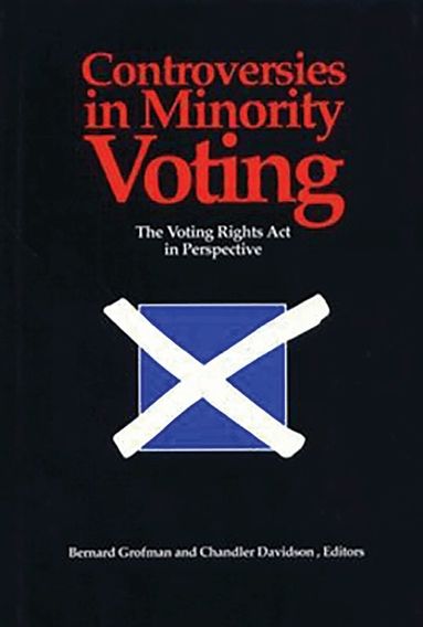 Bernard N. Grofman, Chandler Davidson - Controversies in Minority Voting, Häftad