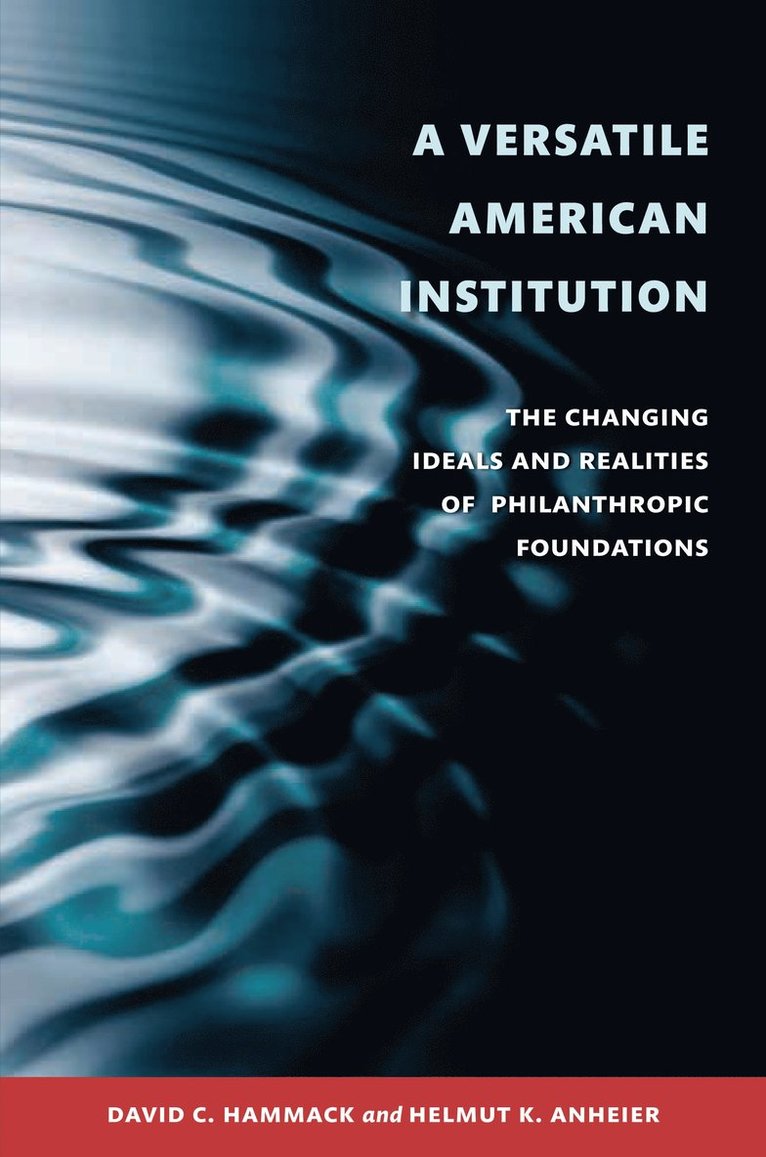 David C. Hammack, Helmut K. Anheier - Versatile American Institution, Häftad