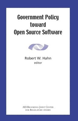 Government Policy toward Open Source Software 1