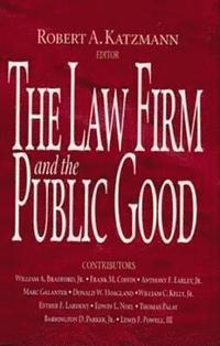 bokomslag The Law Firm and the Public Good