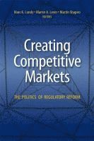 Marc K. Landy, Martin A. Levin, Martin Shapiro - Creating Competitive Markets, Häftad