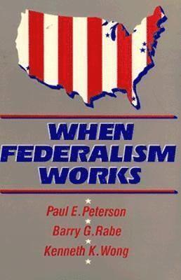 bokomslag When Federalism Works