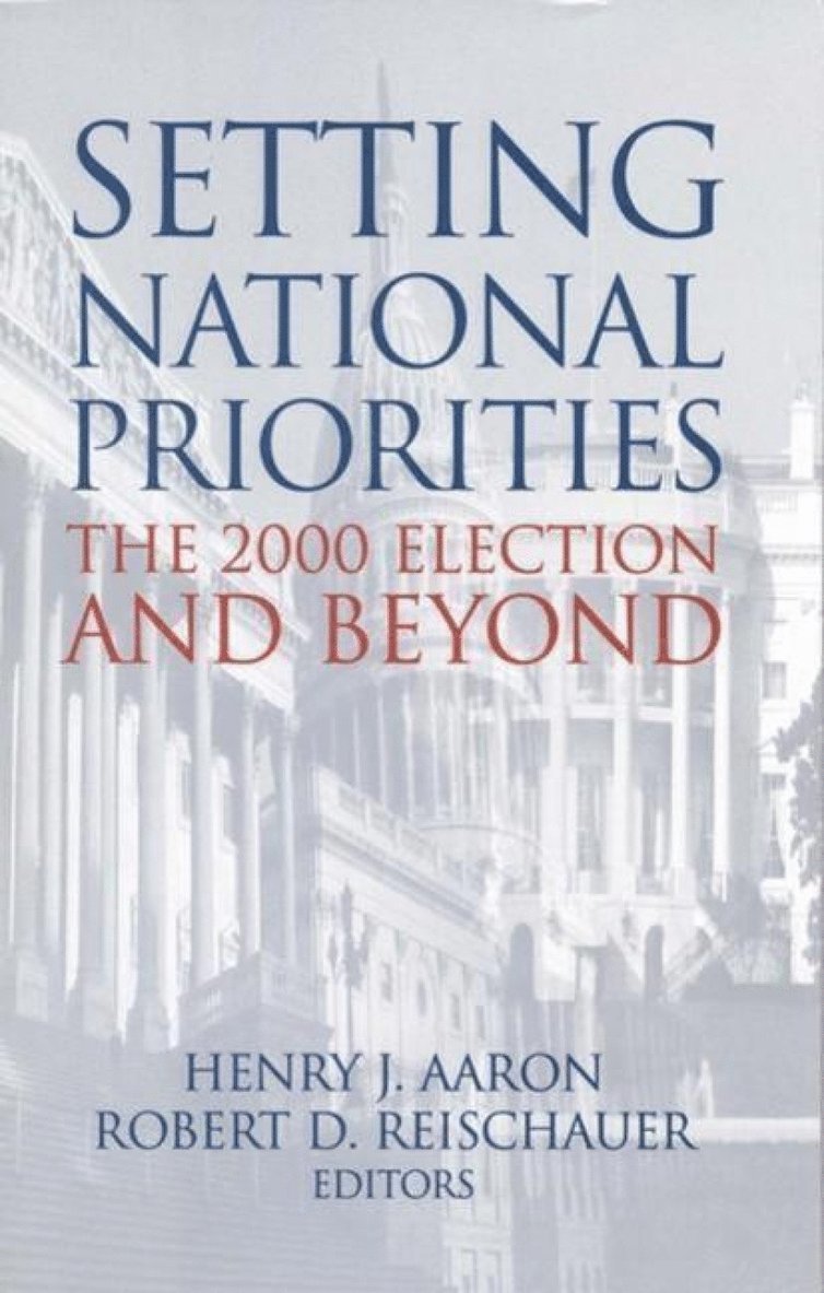 Henry J. Aaron, Robert D. Reischauer, Henry Aaron - Setting National Priorities, Häftad