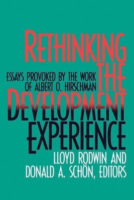 bokomslag Rethinking the Development Experience
