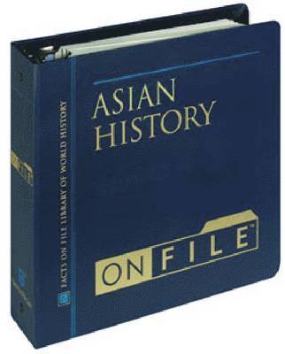 bokomslag Asian History on File