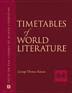 bokomslag Timetables of World Literature