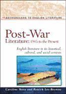 bokomslag Post-war Literature