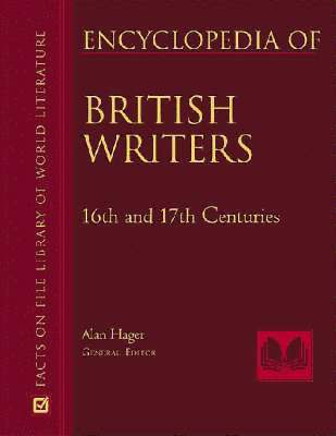 Alan Hager - Encyclopedia of British Writers, Inbunden